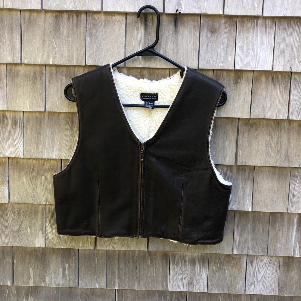 Leather vest